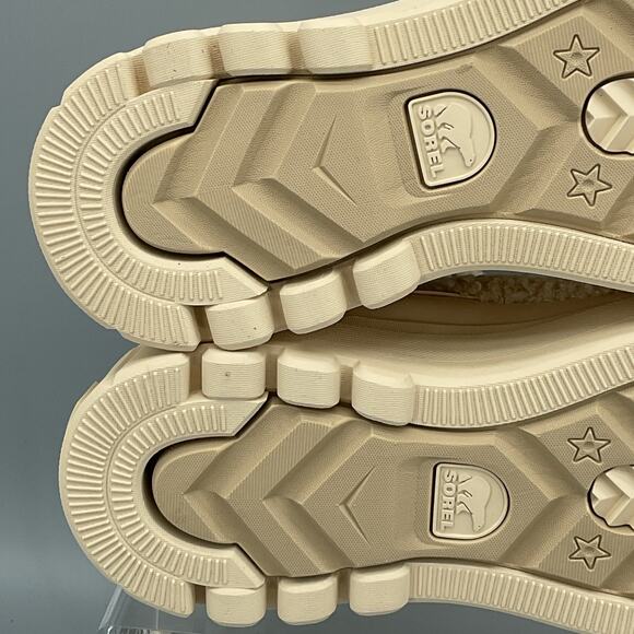 NEW Sorel Women’s Caribou X Waterproof Chelsea Boots Beige Size 5.5 - Picture 9 of 10